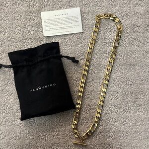 Jenny Bird Gold Curb Chain Necklace